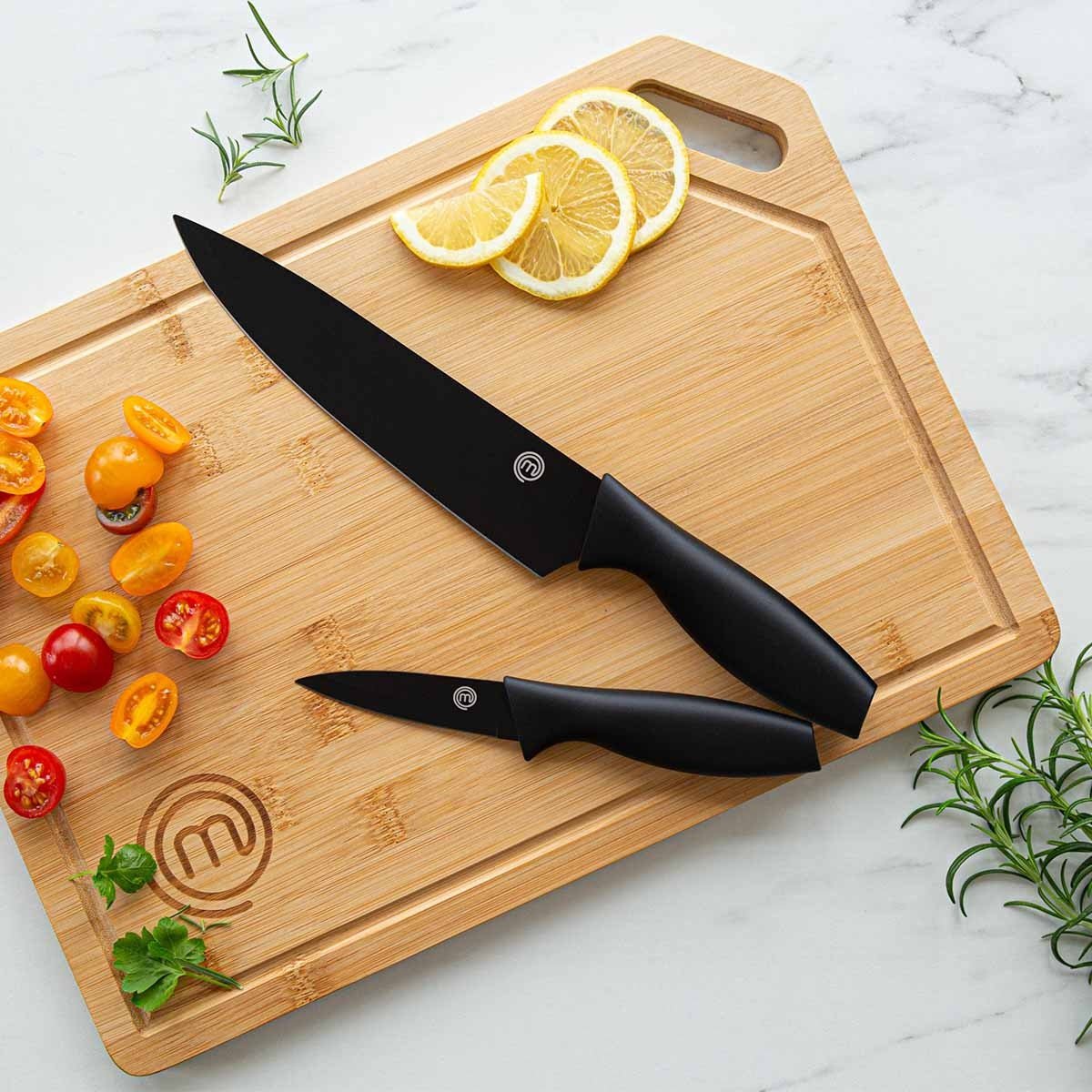 MasterChef 2pc Bamboo Chopping Board Set - Image 2