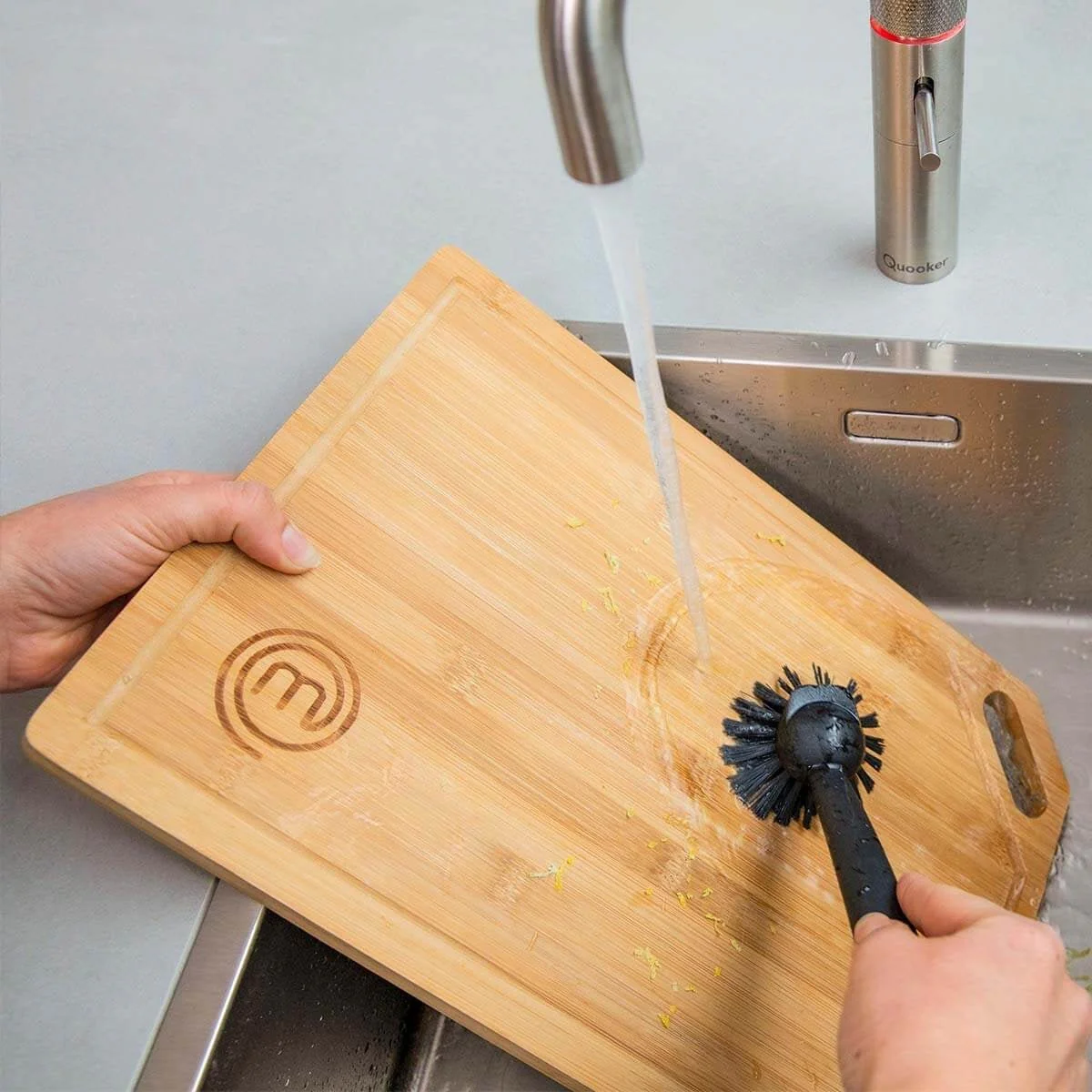 MasterChef 2pc Bamboo Chopping Board Set - Image 3