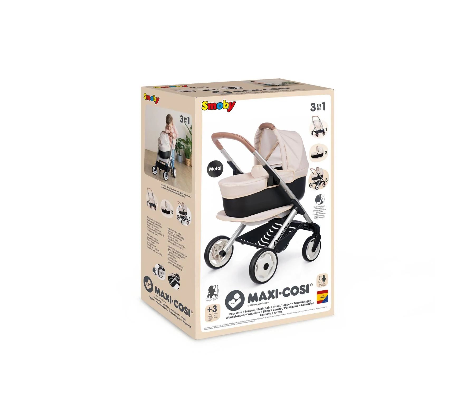 Maxi-Cosi Pushchair + Pram Beige (3 In 1)