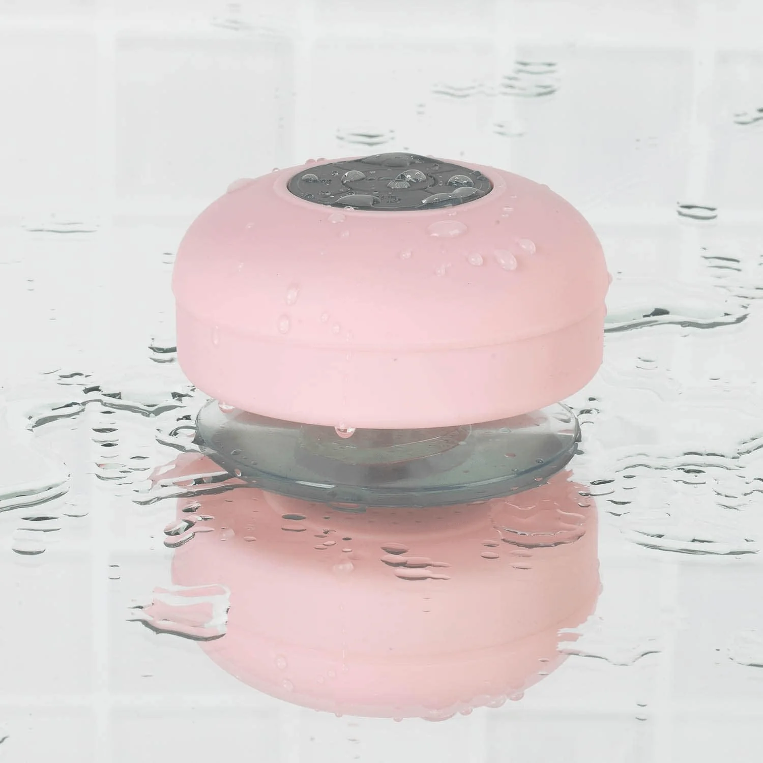 Maxim LED Bluetooth Shower Speaker - Pink - Image 2