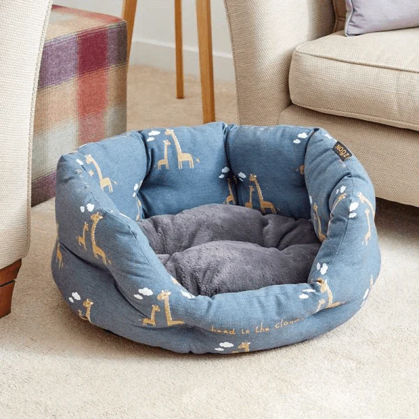 Medium Head In The Clouds Oval Pet Bed
