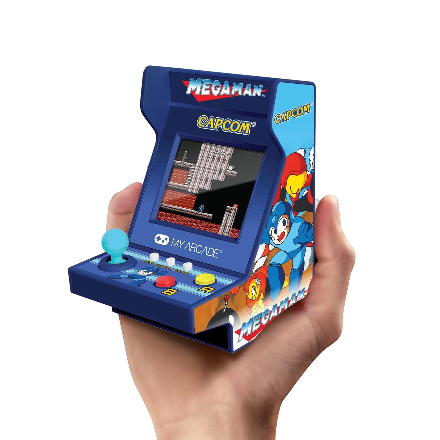 Mega Man Pico Player 3.7" Portable Retro Arcade (6 Games in 1) - Image 4