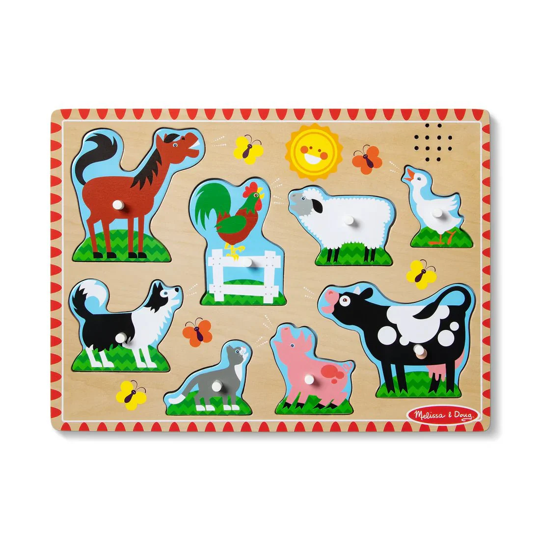 Melissa and Doug Farm Animals Sound Puzzle - Image 4