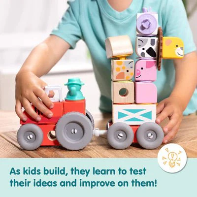 Melissa & Doug Blockables: Farm Set - Image 5