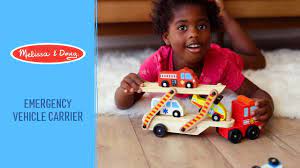 Melissa & Doug Emergency Vehicle Carrier - Image 2