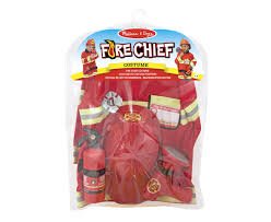 Melissa & Doug Fire Chief Role Play Costume Set