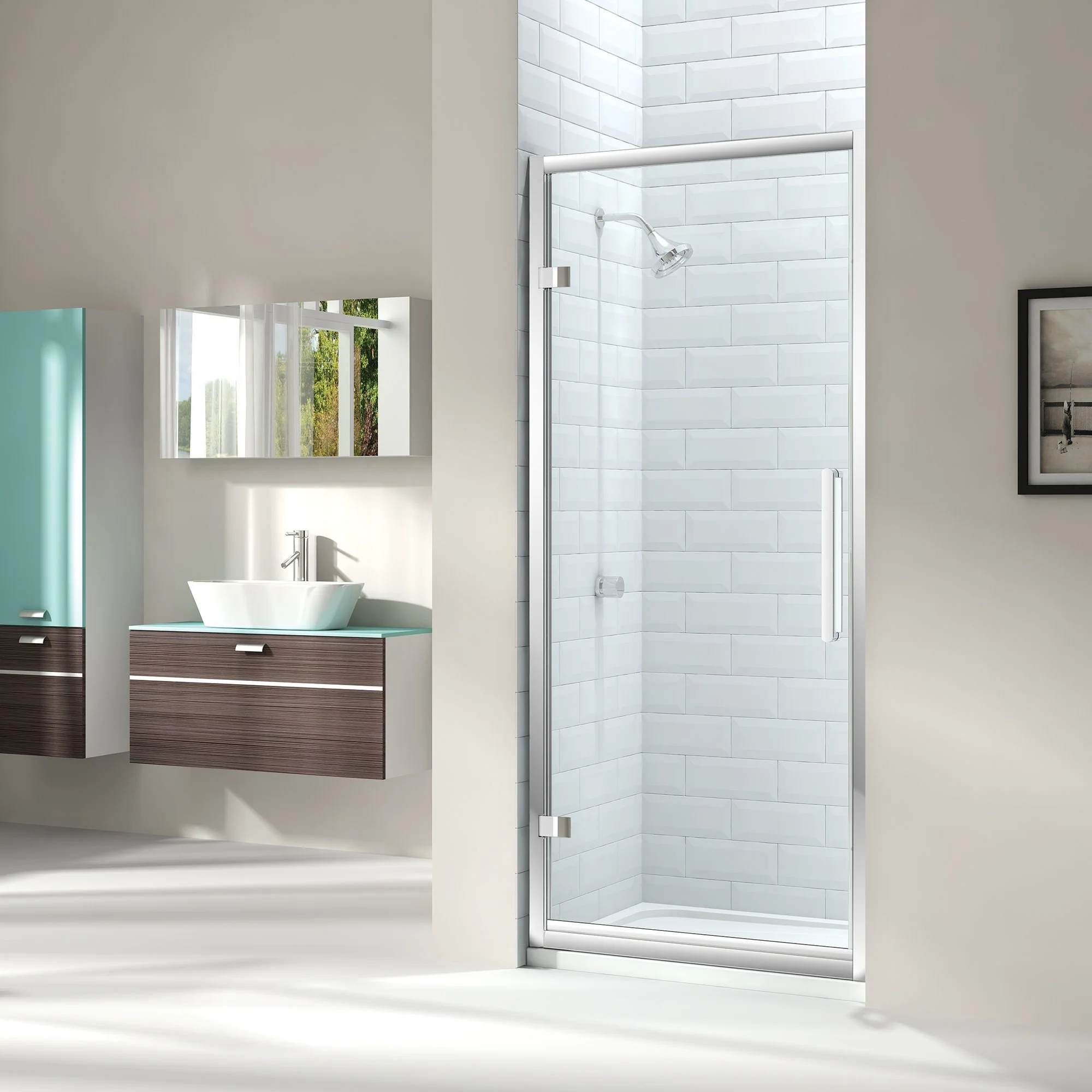 Merlyn 8 Series Hinge Door 1000mm - Image 2