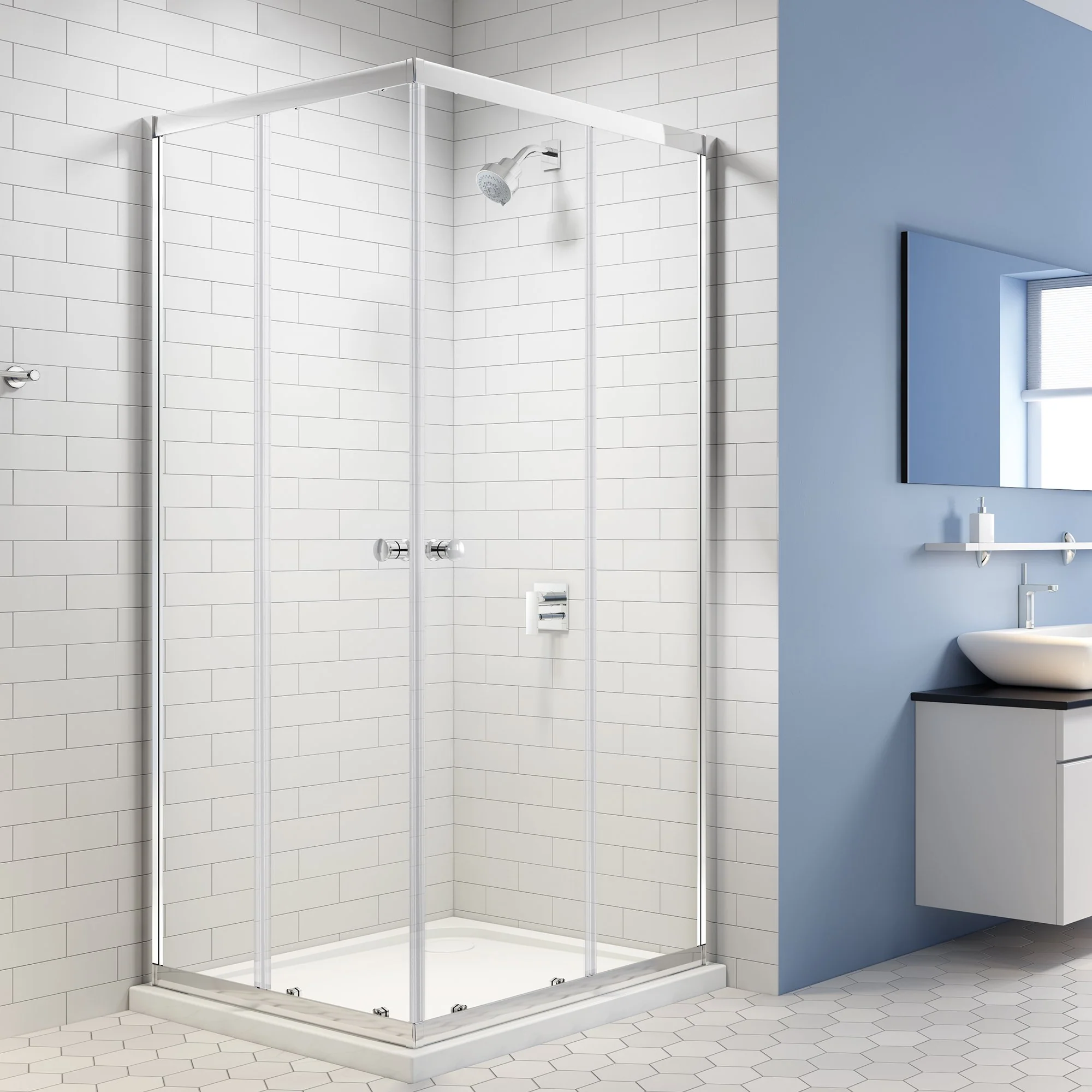 Merlyn  EASY Corner Entry Door  900mmx900mm