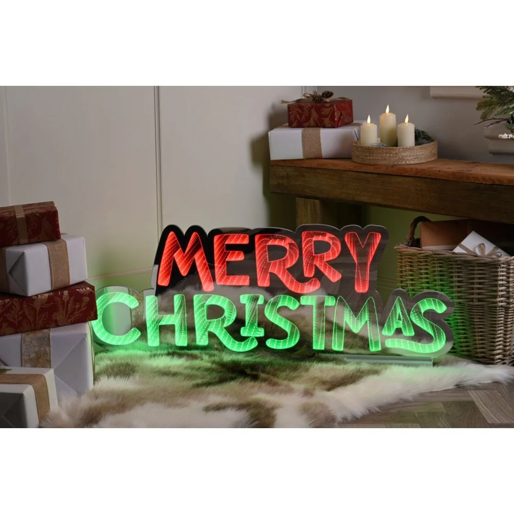 Merry Christmas Infinity Light | 100Cm