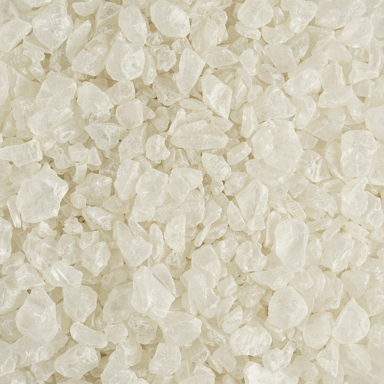 Mica Decorations Glass Decorative Stones - 650 ml - Cream
