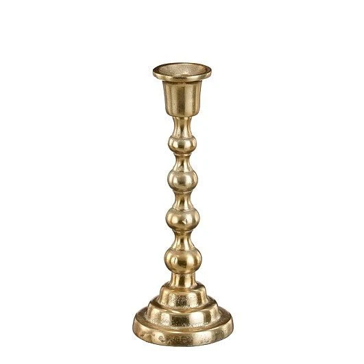 Mica Decorations Gold Candlestick 22.5 x 8.5cm
