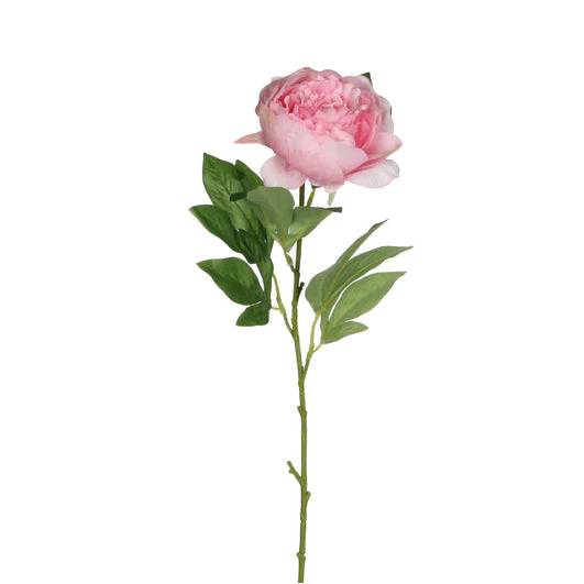 Mica Decorations Pink Peony Artificial Flower 76cm