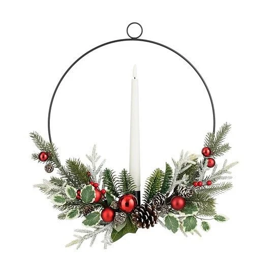 Mica Decorations Red Candle Hanger 36.5cm