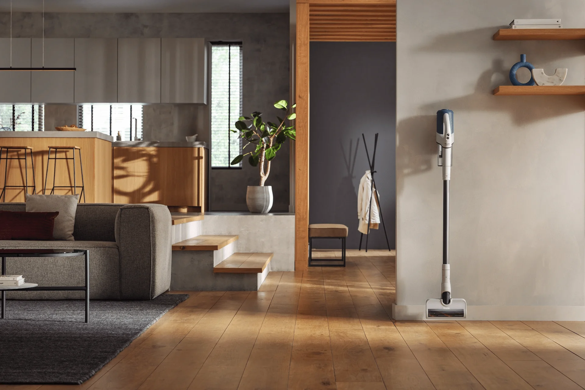 Miele Duoflex HX1 Cordless Stick Vacuum Cleaner in Nordic Blue | 12377910 - Image 6