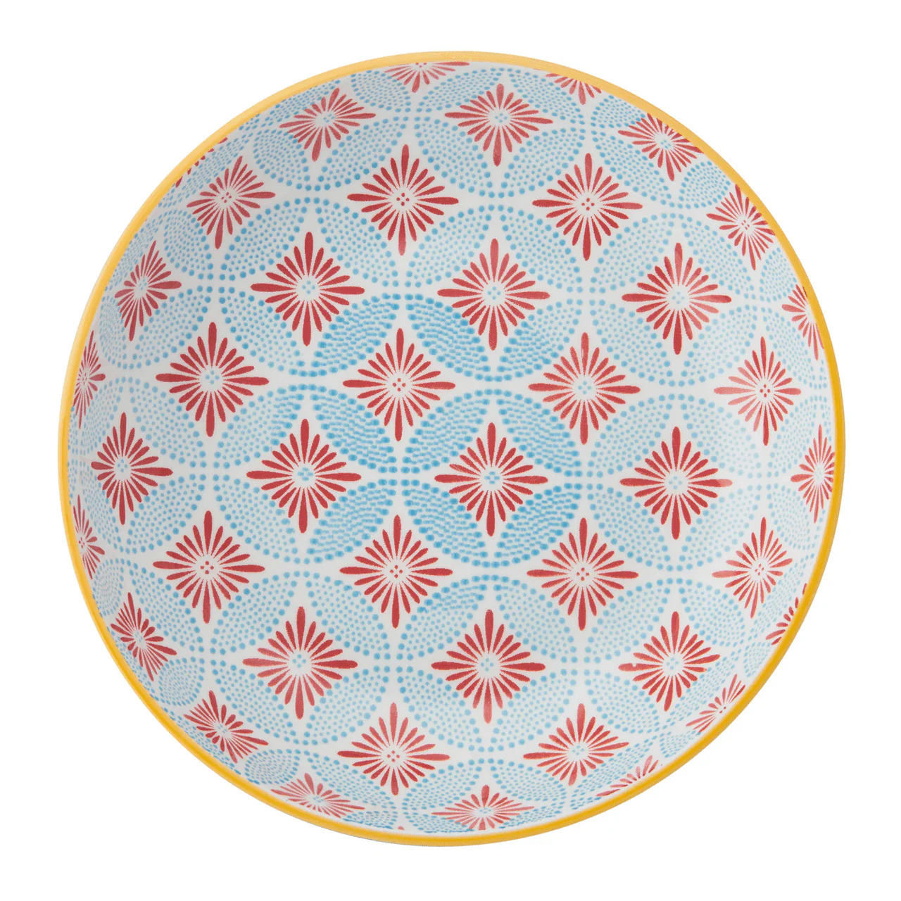 Mikasa Blue Mosaic Stoneware Bowl, 21cm - Image 3