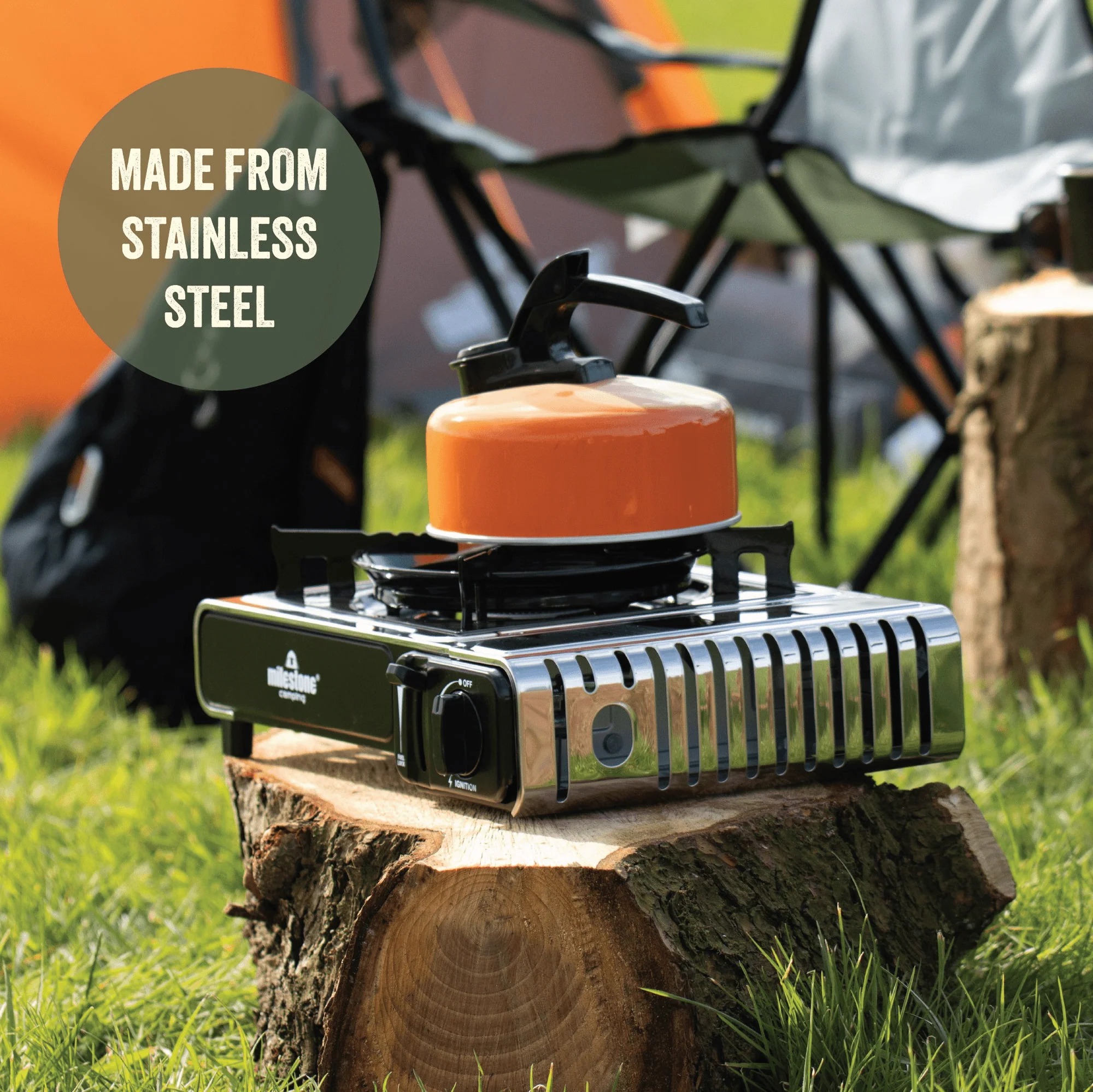 Milestone Portable Gas Camping Stove - Image 3