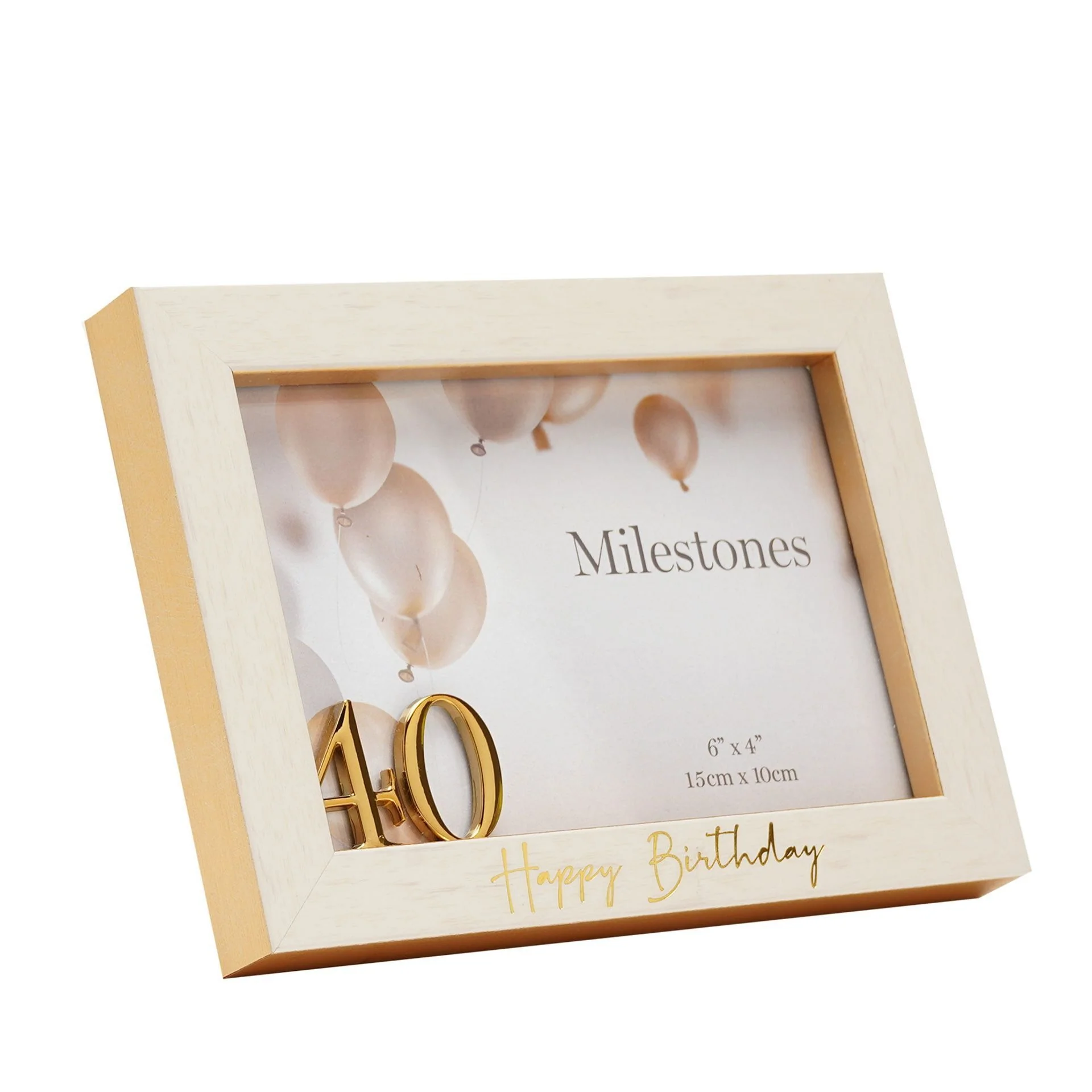 Milestones 3D Number Frame 6" x 4" – 40