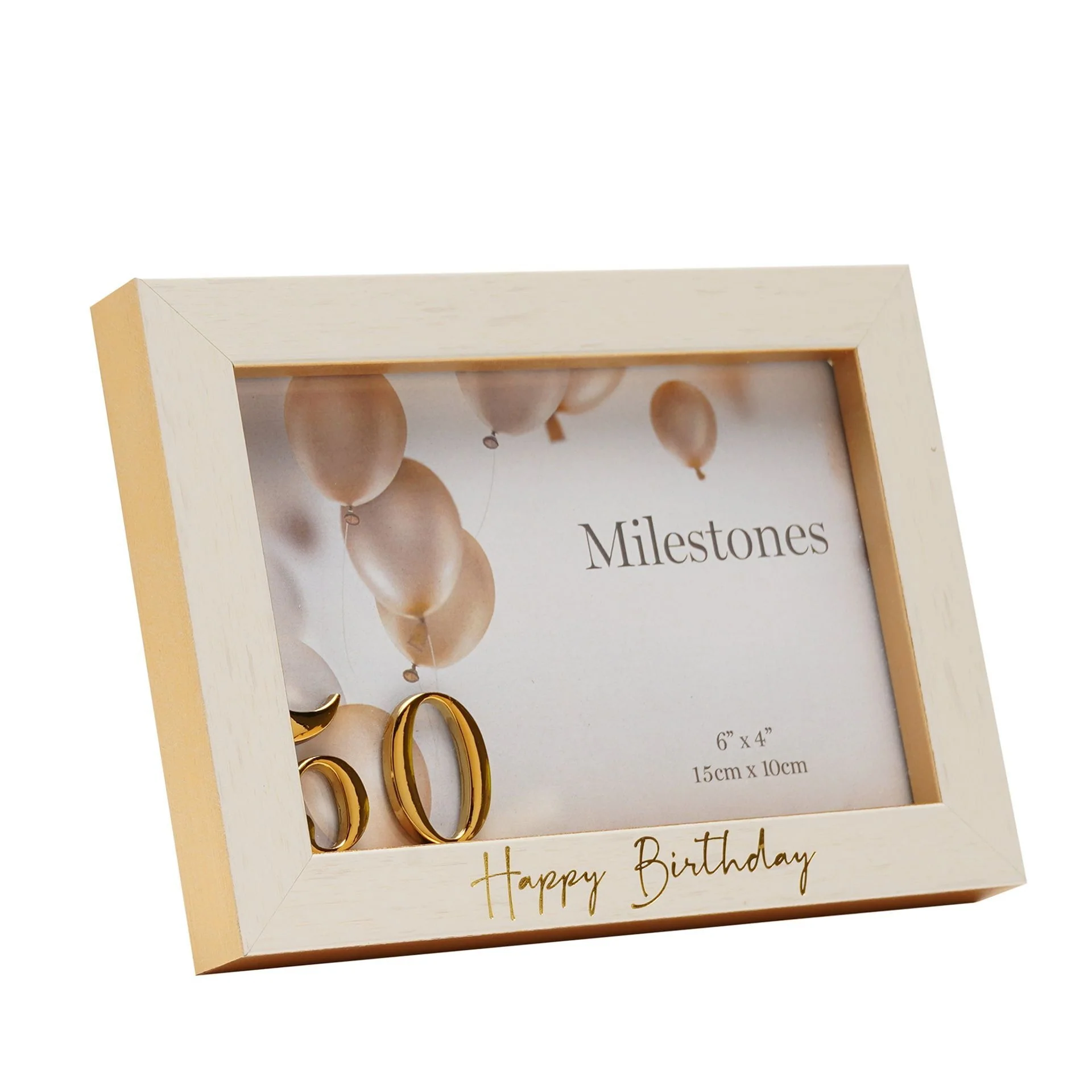 Milestones 3D Number Frame 6" x 4" – 50