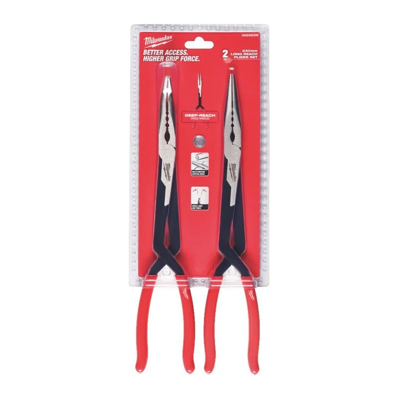 Milwaukee Long Reach Pliers Set 2pc 4932492499