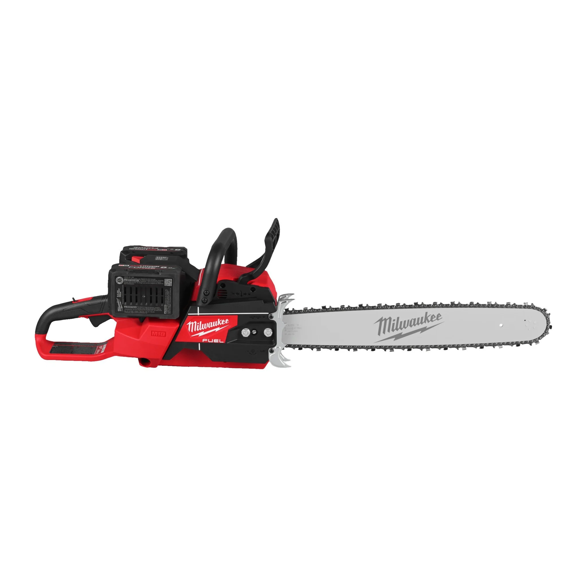 Milwaukee M18 F2CHS50-802 FUEL™ 50cm Dual Battery Chainsaw with 2 x 8Ah Batteries & Charger