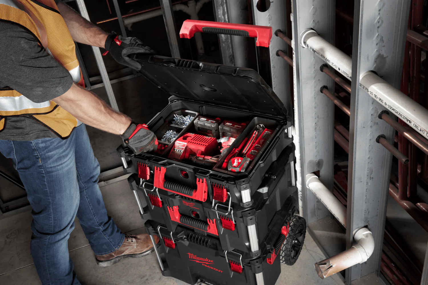 Milwaukee PACKOUT™ Boxes Set (3pc) - Image 2