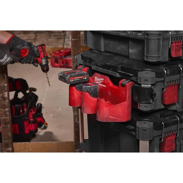 Milwaukee PACKOUT Side Mount M12 Battery Rack 4932498646 - Image 2