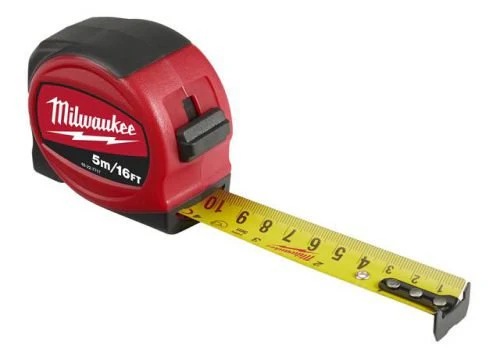 Milwaukee Slimline Tape Measure 5m/16ft (Width 25mm) 48227717