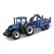 Mini Working Machines - New Holland 3In Tractor With Trailer - Image 2