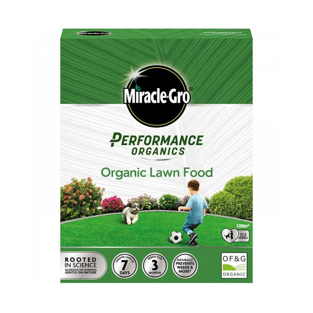 Miracle-Gro Performance Organics Lawn Food 100m2 (2.7kg)