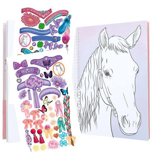 Miss Melody Create Your Horses Blaze Colouring Book - Image 3