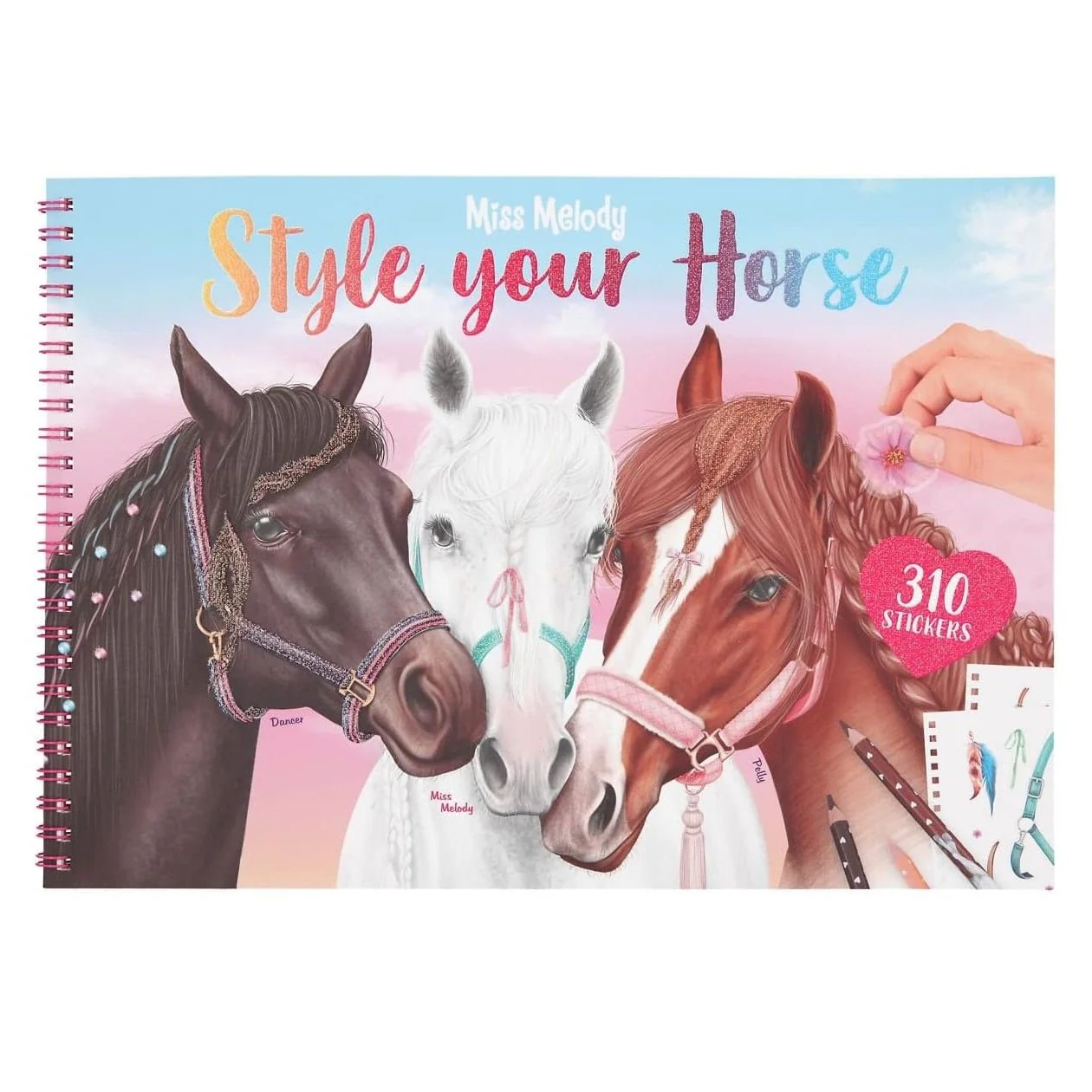 Miss Melody Style Your Horse Colouring Book 12160