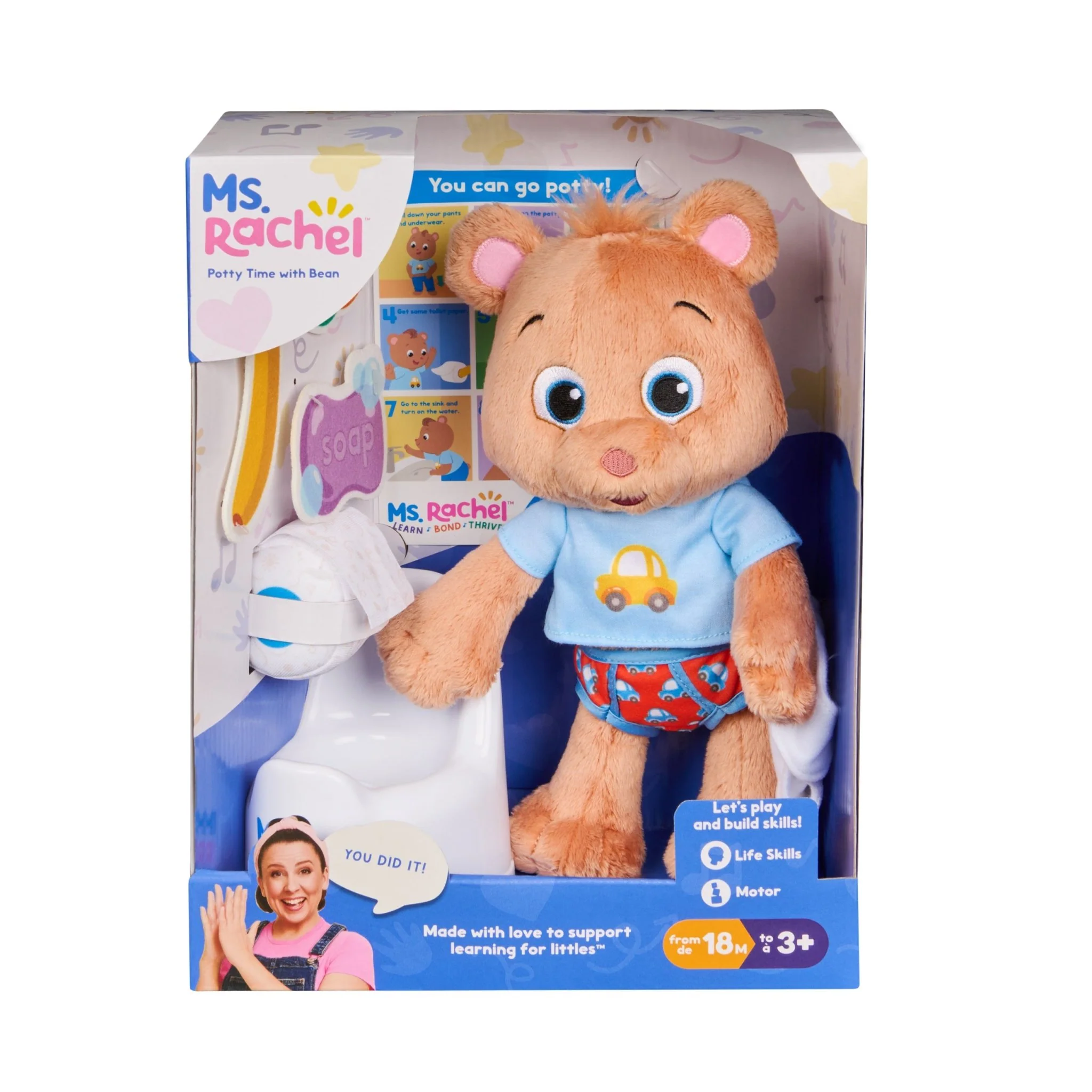 Miss Rachel Bean Potty Playset
