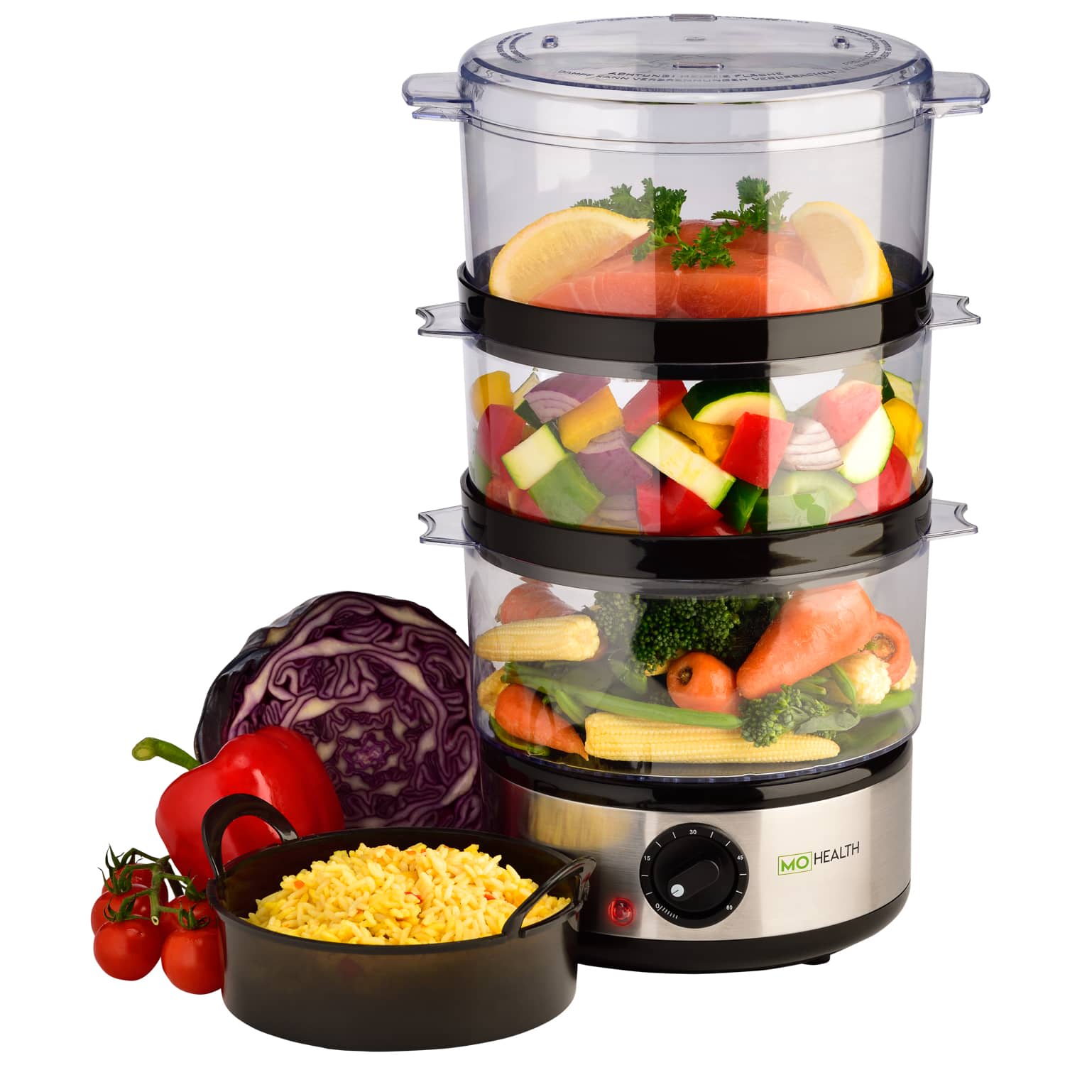 Mo Farah Health 3 Tier Steamer - Image 3