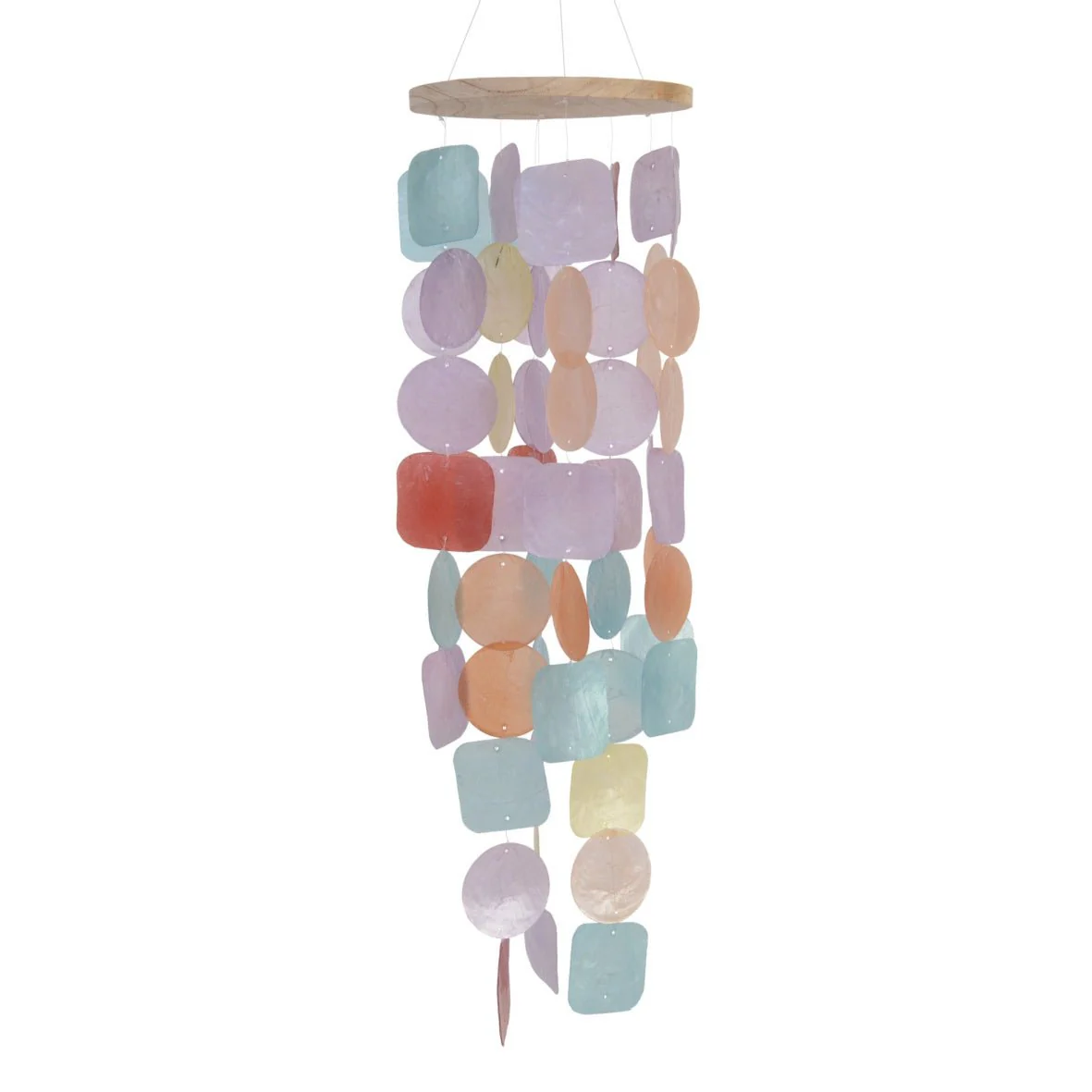 Mobile Capiz Round – Pastel Colours - Image 2