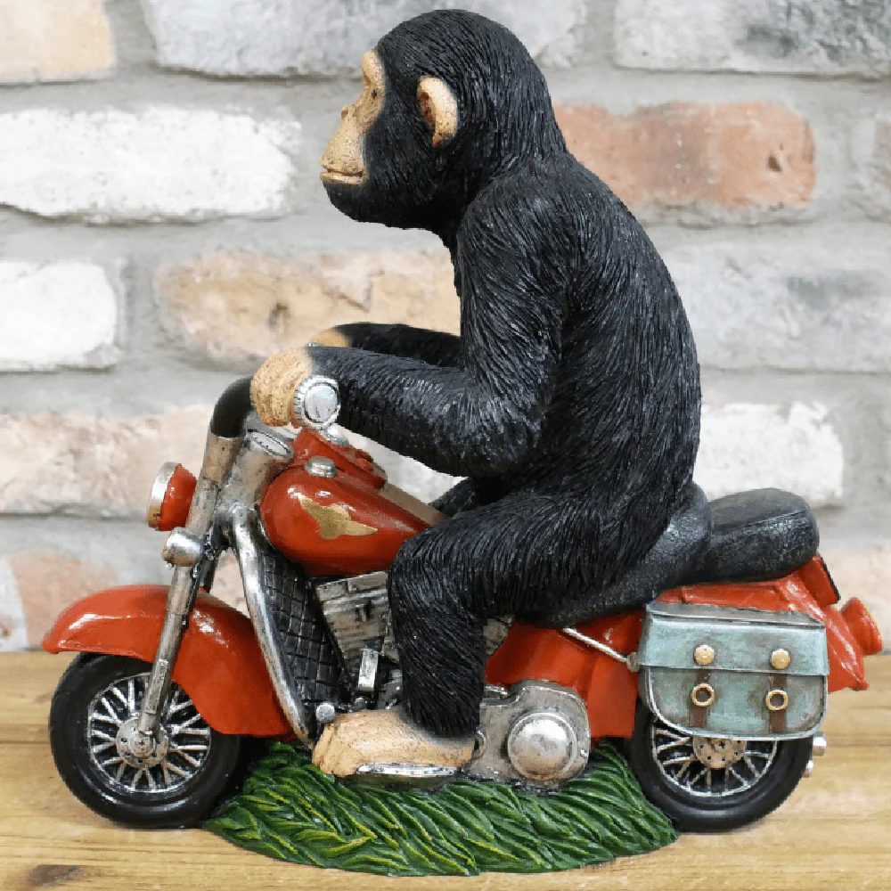 Monkey on his Motorbike Ornament 29cm - Image 2