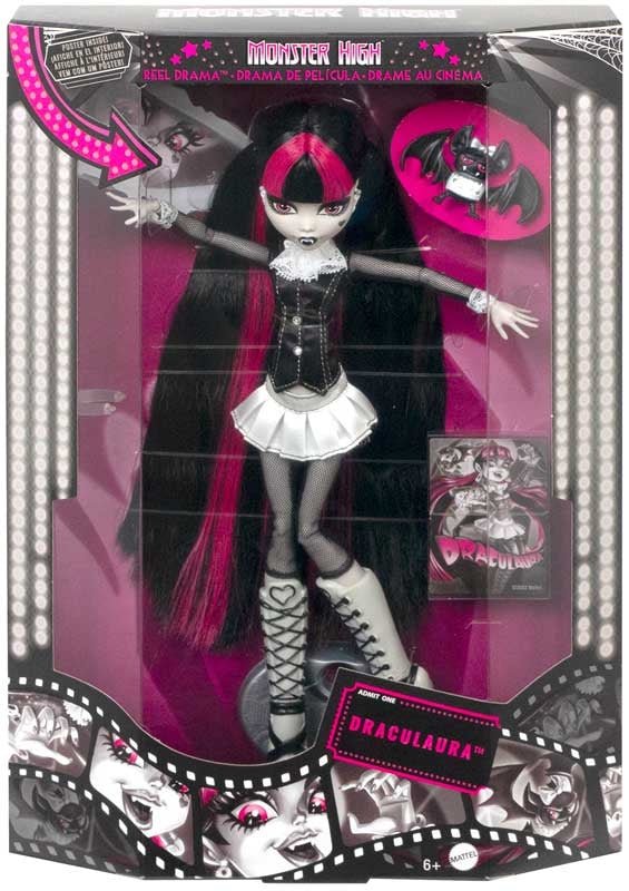 Monster High Reel Drama Draculaura Doll
