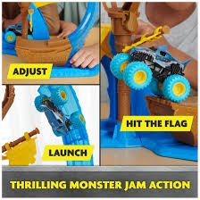Monster Jam 1.64 Stunt Playset Megalodon Loop Of Doom - Image 2