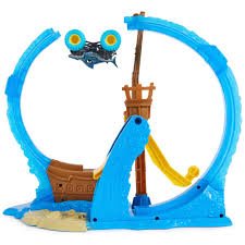 Monster Jam 1.64 Stunt Playset Megalodon Loop Of Doom - Image 5