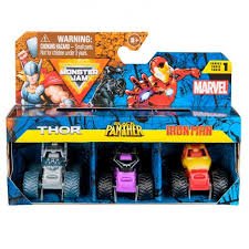 Monster Jam Mini Marvel Bundle