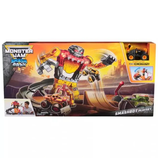 Monster Jam Smash & Bash SmashBot Playset