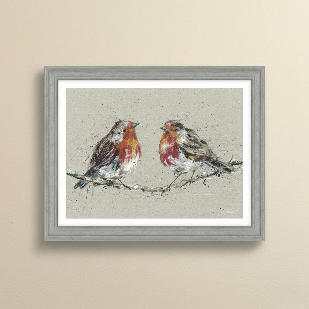Morning Gossip HF Framed Picture - MP116 - Image 2