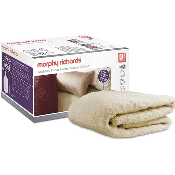 Morphy Richards 620011 Fleece Mattress Cover With Four Heat Setting - Single