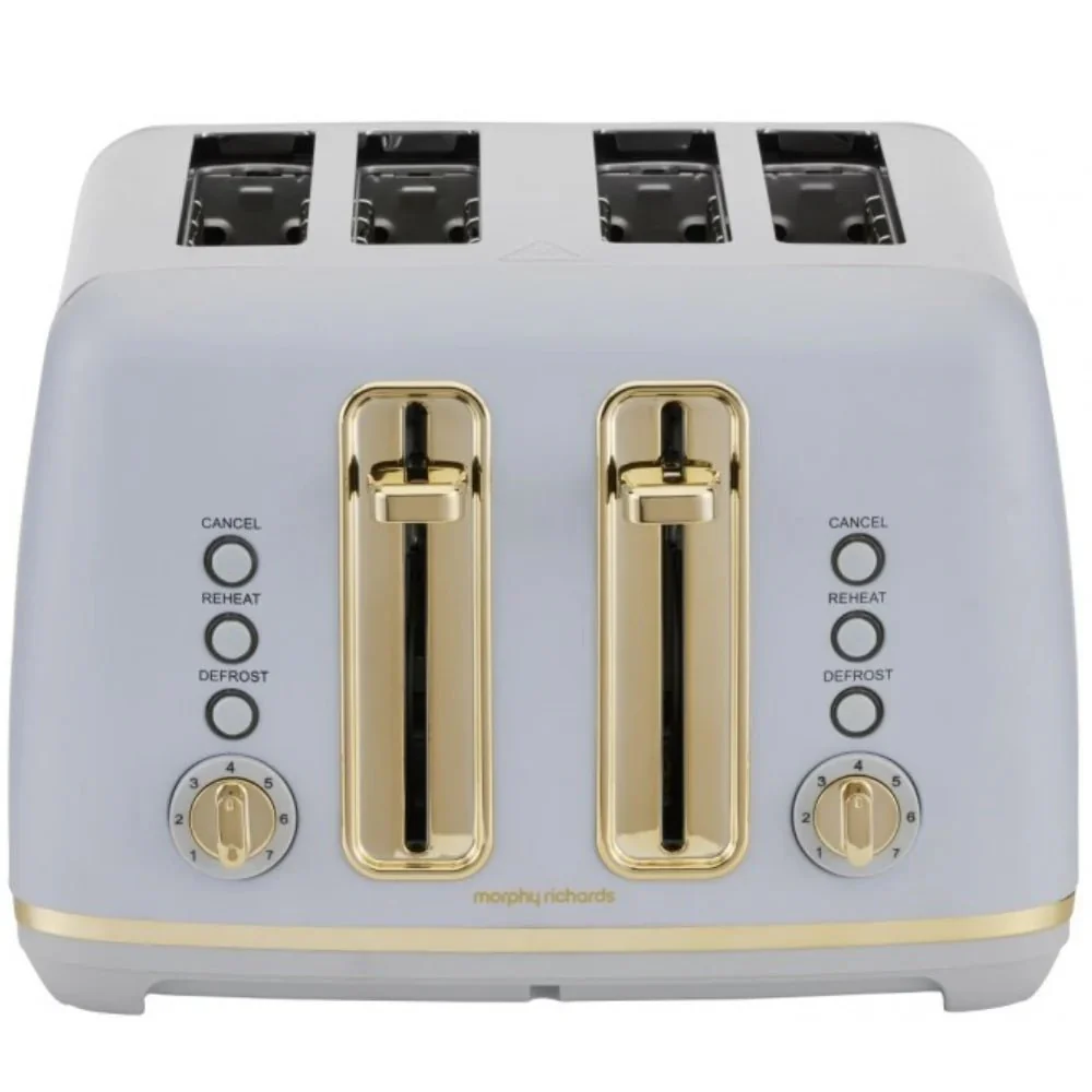 Morphy Richards Ascend Toaster | 4 Slice | Grey & Soft Gold | 244021
