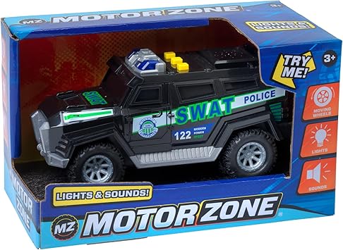 Motor Zone 18cm Police SWAT Vehicle
