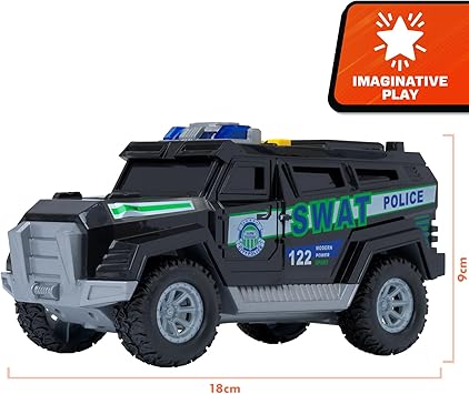 Motor Zone 18cm Police SWAT Vehicle - Image 5