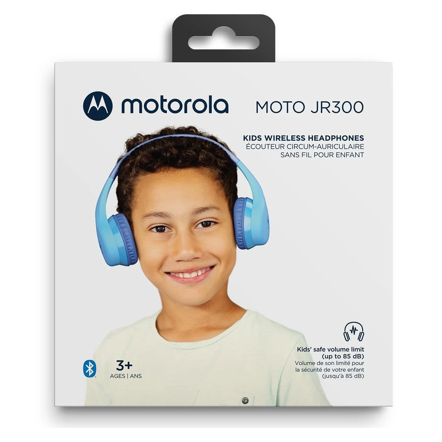 MOTOROLA Moto JR300 Kids Wireless Headphones Blue