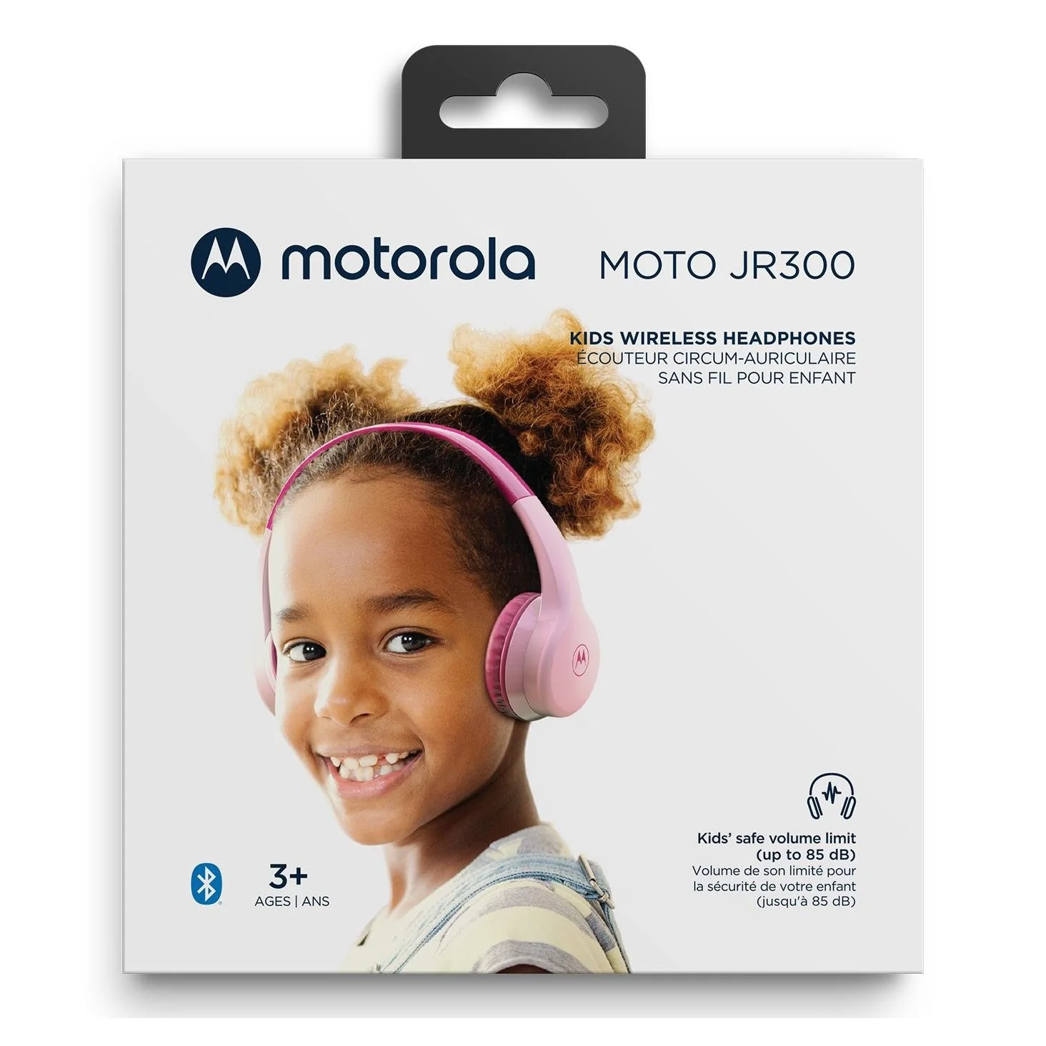 MOTOROLA Moto JR300 Kids Wireless Headphones Pink
