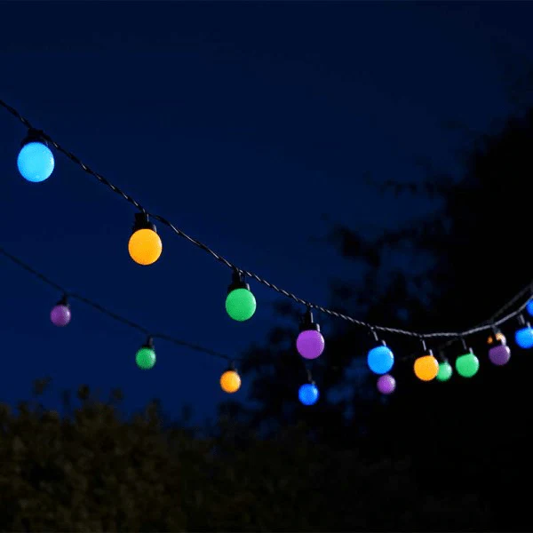 MultiPower Festoon String Light - Set of 30 - Solar & Plugin - Image 3