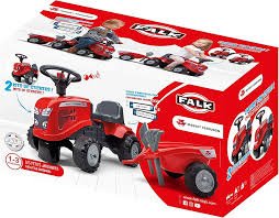 My First Massey Ferguson Tractor & Trailer with rake and shovel - Image 3