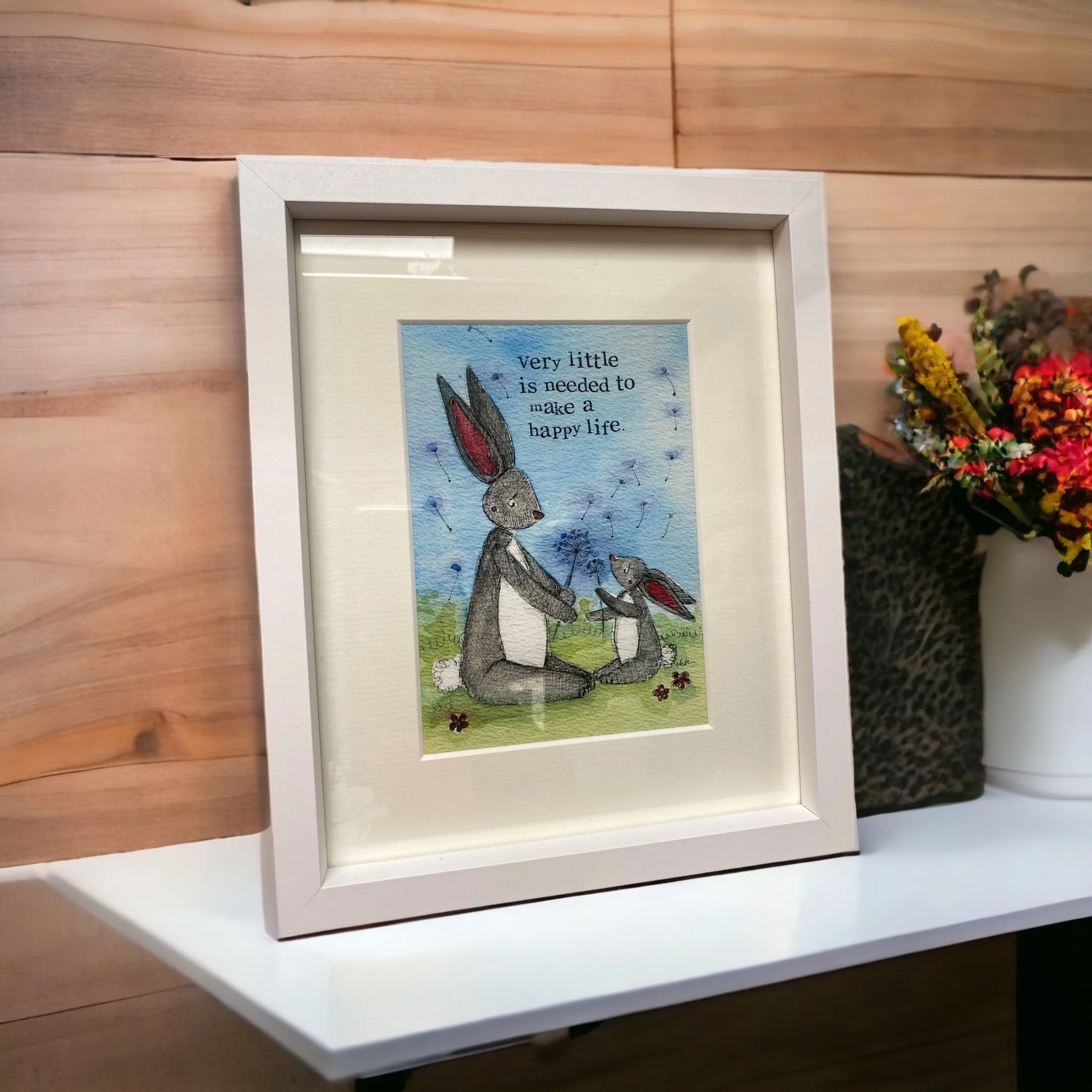 My Painted Bear Framed Print "A Happy Life" Assorted - One Supplied - Image 2